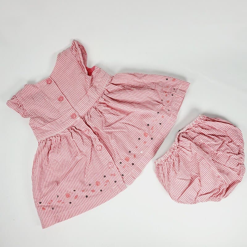 il-etait-une-seconde-fois-boutique-seconde-main-enfants-robe-fille-3-mois-sergent-major-vue-arriere