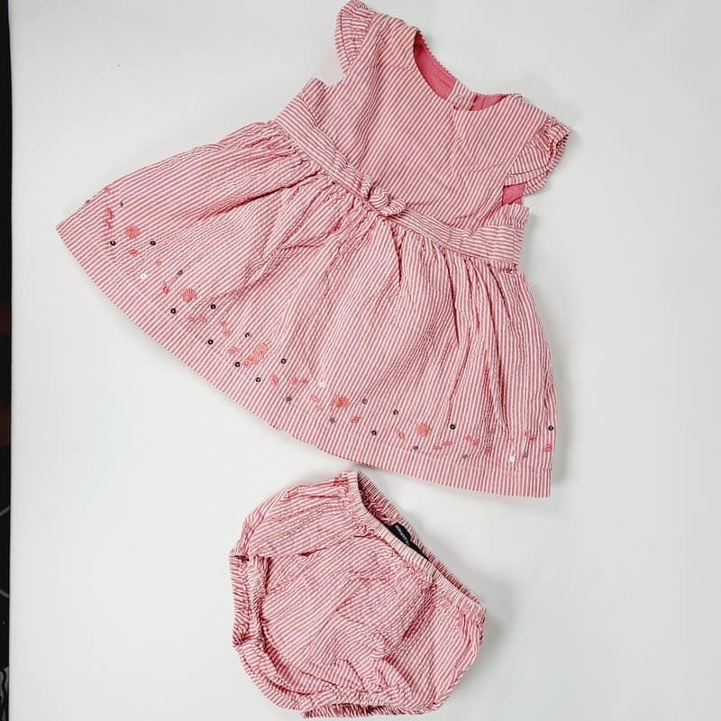 il-etait-une-seconde-fois-boutique-seconde-main-enfants-robe-fille-3-mois-sergent-major-vue-avant
