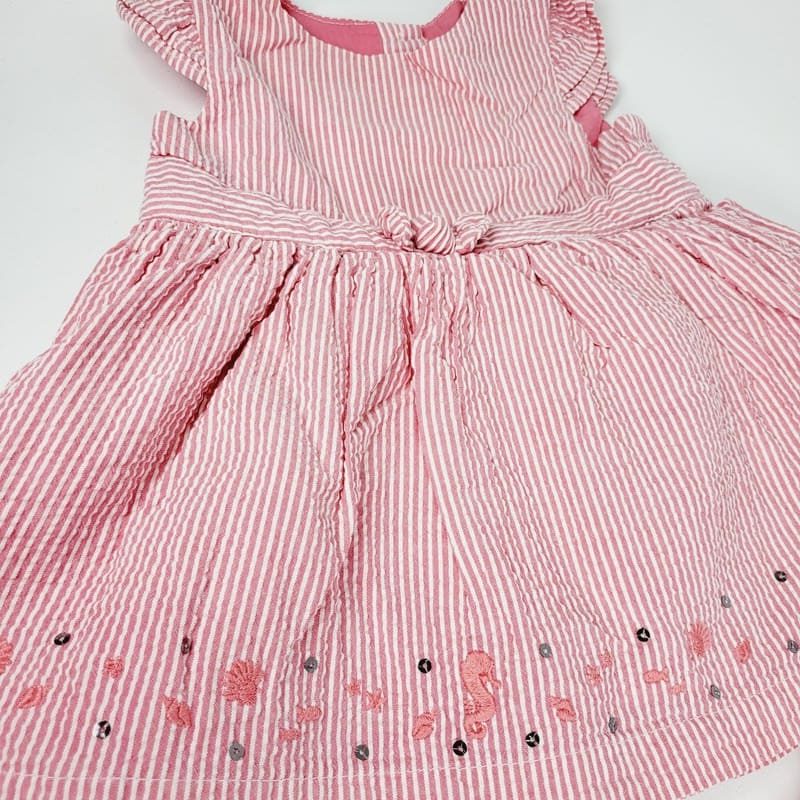 il-etait-une-seconde-fois-boutique-seconde-main-enfants-robe-fille-3-mois-sergent-major-vue-avant-zoom-detail