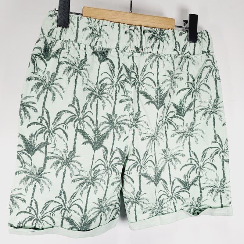 il-etait-une-seconde-fois-boutique-seconde-main-enfants-ensemble-tee_shirt-short-palmier-9-10-ans-garcon-sans-marque-vue-arriere-short