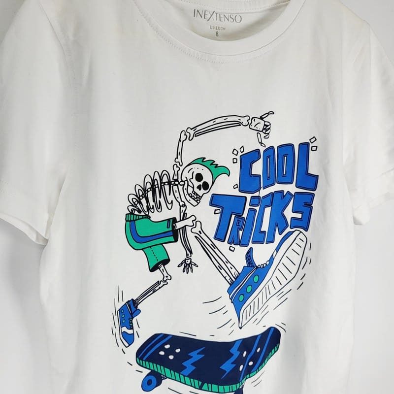 il-etait-une-seconde-fois-boutique-seconde-main-enfants-tee-shirt-blanc-in-extenso-8-ans-garcon-vue-avant-zoom-detail