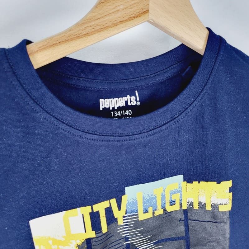 il-etait-une-seconde-fois-boutique-seconde-main-enfants-tee_shirt-bleu-9-10-ans-garcon-sans-marque-vue-avant-zoom-detail
