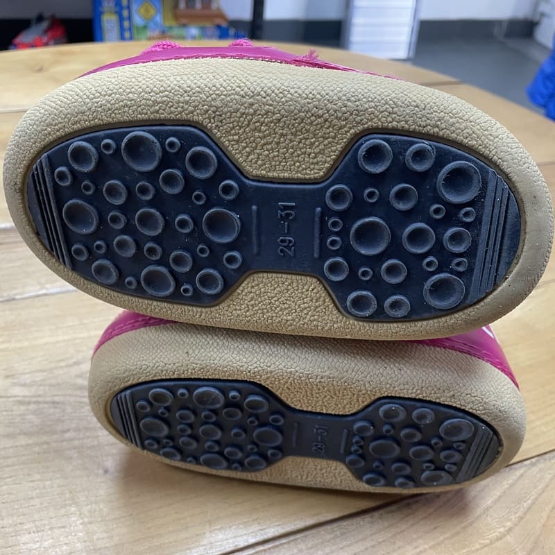 il-etait-une-seconde-fois-boutique-seconde-main-enfants-bottes-ski-rose-T29-31-vue-dessous