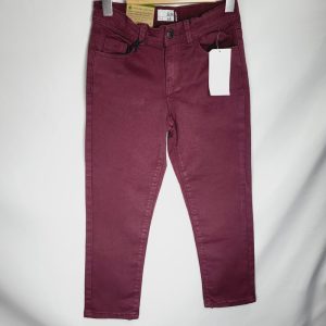 il-etait-une-seconde-fois-boutique-seconde-main-enfants-pantalon-slim-bordeau-fille-6-ans-kiabi-vue-avant