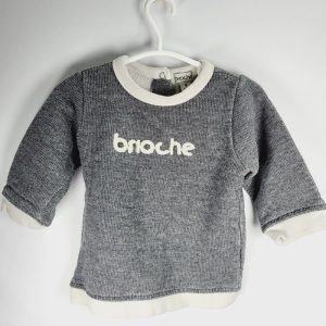 il-etait-une-seconde-fois-boutique-seconde-main-enfants-pull-garcon-9-mois-Brioche-vue-avant