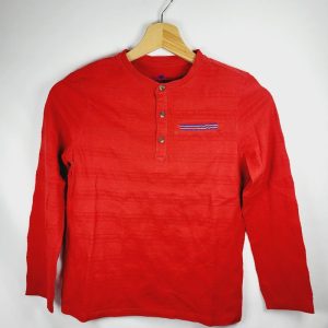 il-etait-une-seconde-fois-boutique-seconde-main-enfants-tee-shirt-longue-manche-garcon-10-ans-Sergent-major-vue-avant