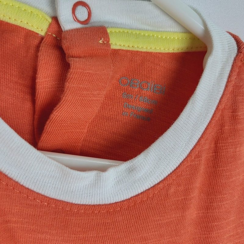 il-etait-une-seconde-fois-boutique-seconde-main-enfants-tee-shirt-manches-courtes-garcon-6-mois-Okaidi-vue-etiquette
