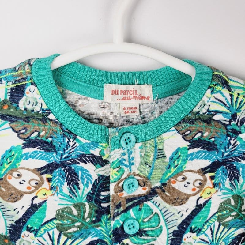 il-etait-une-seconde-fois-boutique-seconde-main-enfants-tee-shirt-manches-longues-jungle-6-mois-DPAM-vue-etiquett