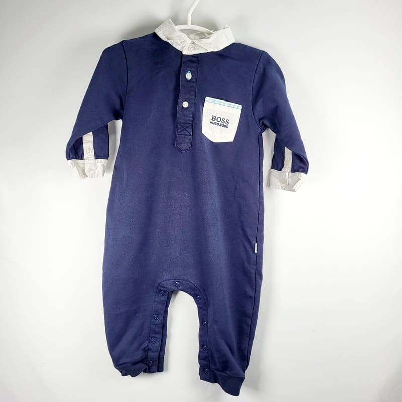 il-etait-une-seconde-fois-boutique-seconde-main-enfants-combinaison-garcon-9-mois-Hugo-boss-vue-avant.