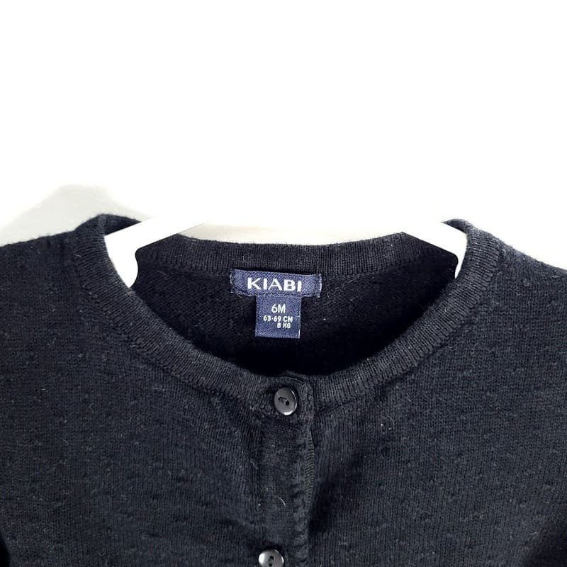 il-etait-une-seconde-fois-boutique-seconde-main-enfants-gilet-fille-6-mois-Kiabi-vue-etiquette